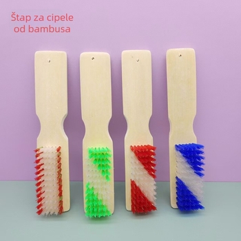 Nakawa četka za cipele s plastičnim žicama, uklanjanje mrlja, moderni minimalistički stil