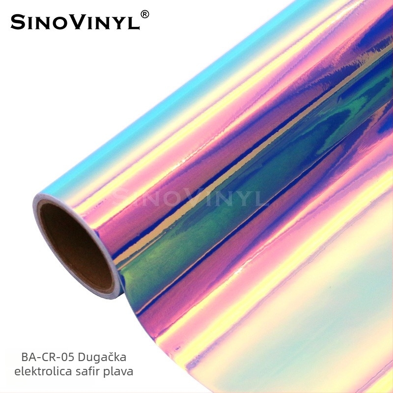 Xinlang Rainbow graviranje PVC film za automobil – prilagođena obrada, ljepilo za montažu