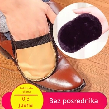 Set rukavica za čišćenje cipela — pliš materijal, kružna četka, krpa za čišćenje, funkcija dezinfekcije, moderan minimalistički stil