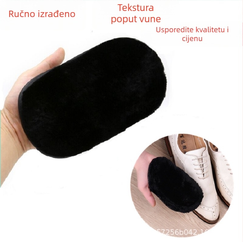 Set rukavica za čišćenje cipela — pliš materijal, kružna četka, krpa za čišćenje, funkcija dezinfekcije, moderan minimalistički stil