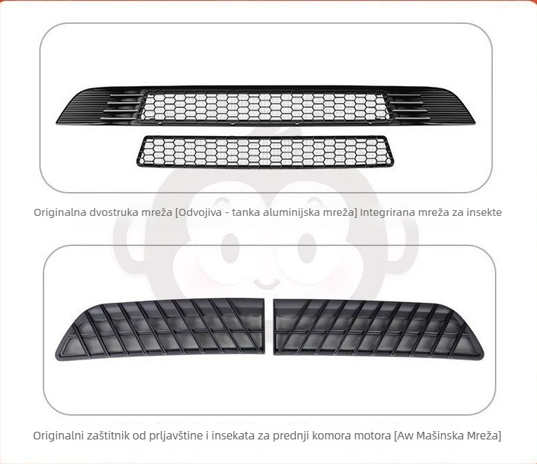 Tesla Model Y Mreža za prašinu i kukce za ulaz/izlaz zraka – plastični unutarnji dodatak, šifra proizvoda 007