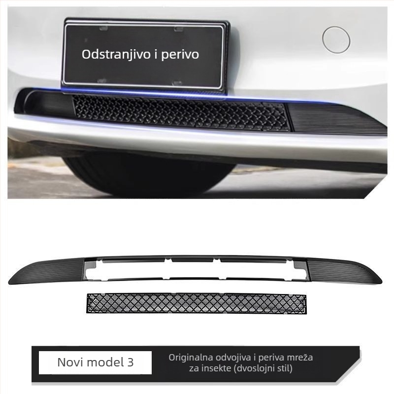 Tesla Model Y Mreža za prašinu i kukce za ulaz/izlaz zraka – plastični unutarnji dodatak, šifra proizvoda 007