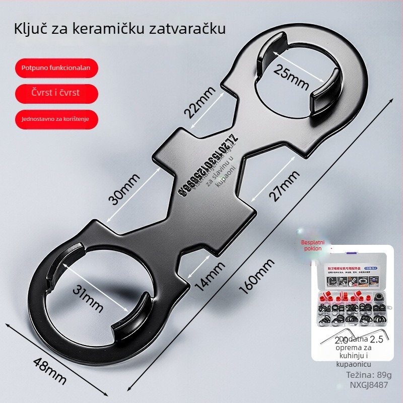 Kljub za jezgru ventila od nehrđajućeg čelika – višenamjenski, prilagodljiv, moderan minimalistički dizajn, Enjoy