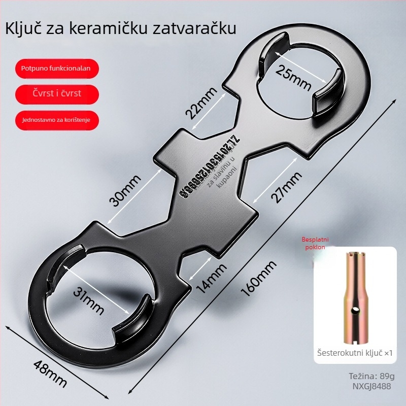 Kljub za jezgru ventila od nehrđajućeg čelika – višenamjenski, prilagodljiv, moderan minimalistički dizajn, Enjoy