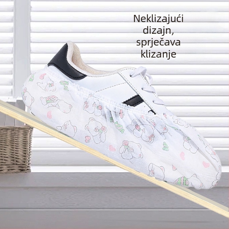 Jednokratne debeli anti-klizni navlaci za cipele, za kućnu upotrebu, od netkanog materijala, za učenike i djecu