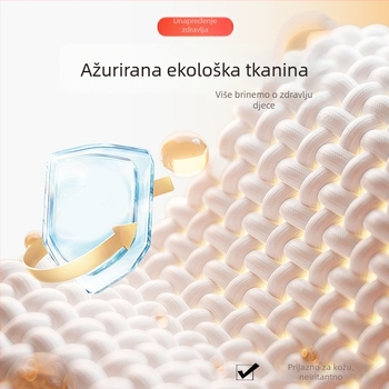 Navlaka za dječju stolicu – poliester, ovalni oblik, protuklizno, otporno na habanje, crtani uzorak