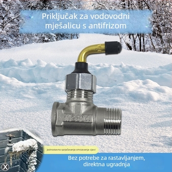 Tuoxili Konverter za faucet protiv smrzavanja, tlakovan set, nehrđajući čelik, otporan na koroziju
