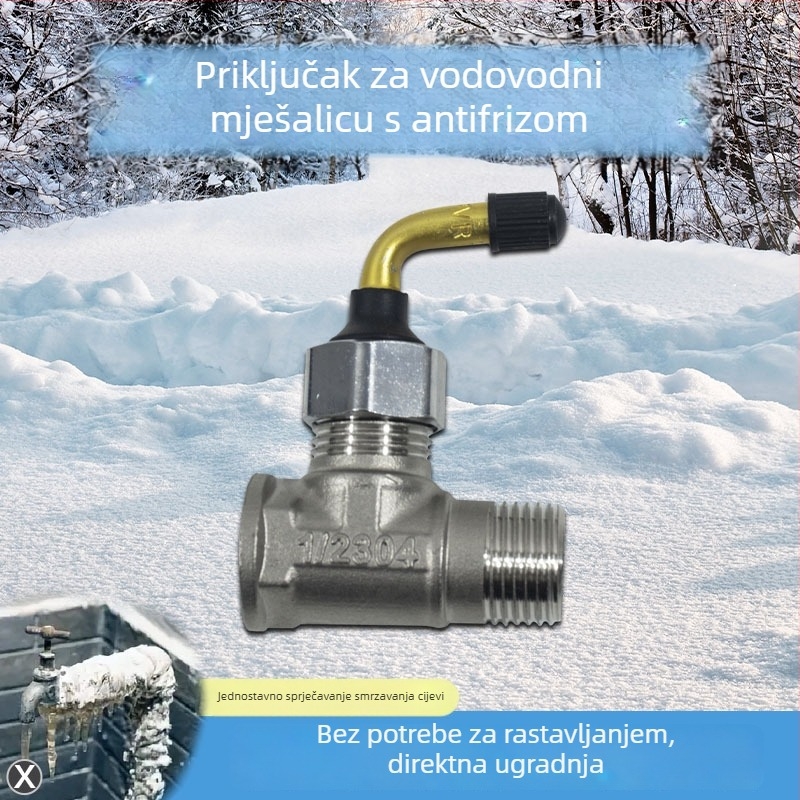 Tuoxili Konverter za faucet protiv smrzavanja, tlakovan set, nehrđajući čelik, otporan na koroziju