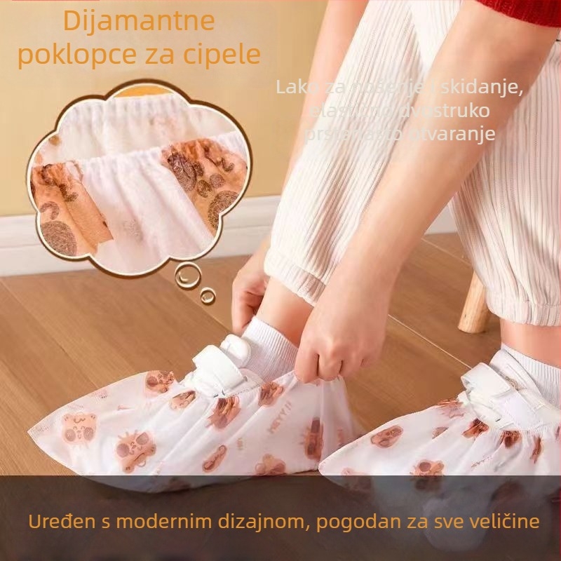 Poklopci za cipele za unutarnju upotrebu – netkano, ojačano, višekratna upotreba, vodootporni i protuklizni