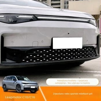 Nehrđajući čelik zaštita rešetke hladnjaka s prednjom mrežom protiv insekata, kompatibilna Leapmotor C16C10