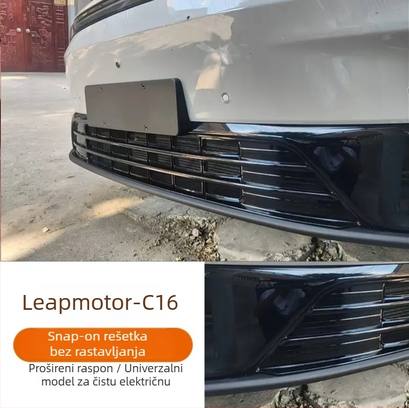 Nehrđajući čelik zaštita rešetke hladnjaka s prednjom mrežom protiv insekata, kompatibilna Leapmotor C16C10
