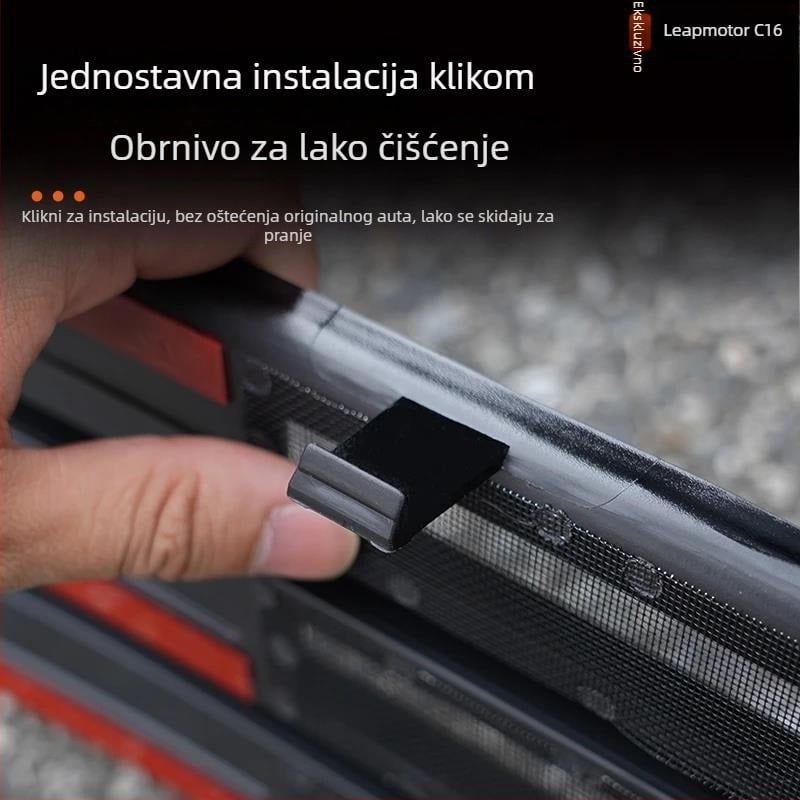 Nehrđajući čelik zaštita rešetke hladnjaka s prednjom mrežom protiv insekata, kompatibilna Leapmotor C16C10