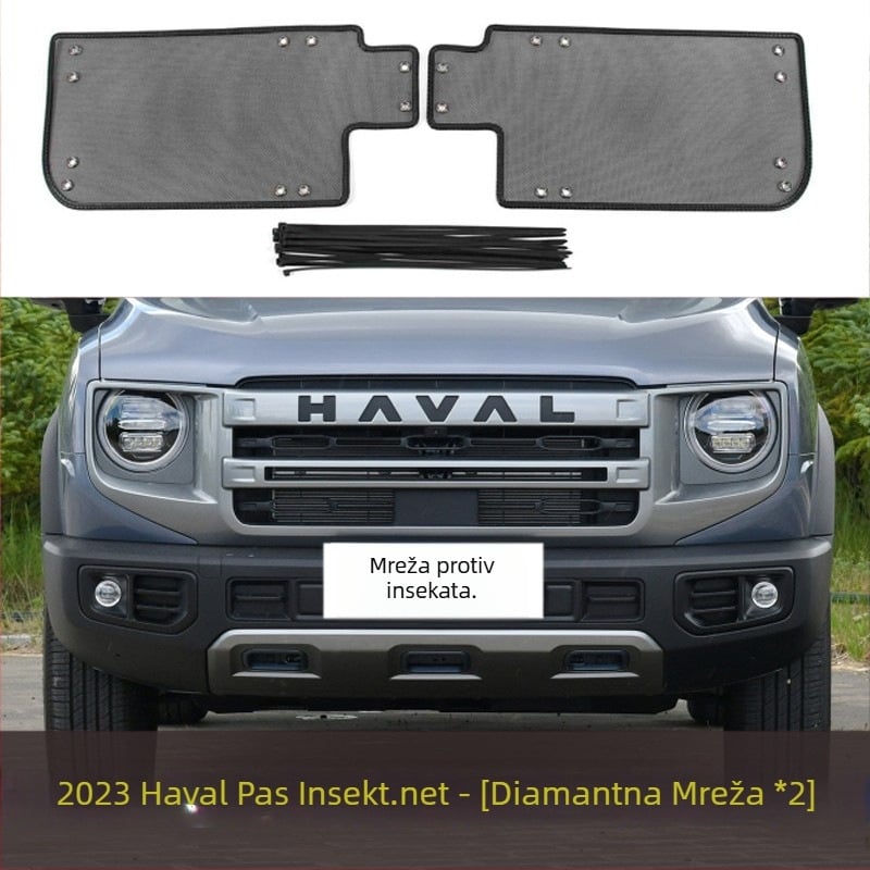 Auto mreža protiv insekata za srednju rešetku hladnjaka (Materijal: King Kong net; Marka: Yufuhua; Rok trajanja: 10000)