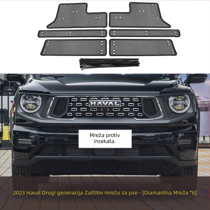 Auto mreža protiv insekata za srednju rešetku hladnjaka (Materijal: King Kong net; Marka: Yufuhua; Rok trajanja: 10000)