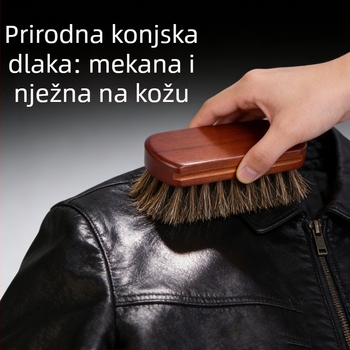 Cobeda/Kangbid Četka za cipele od konjske dlake – kvadratnog oblika, dezinfekcija, moderni minimalistički dizajn