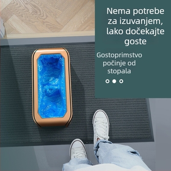 Automatski dispenzer zaštitnih navlaka za cipele, jednorazna mašina za navlake za cipele, vodootporna i otporna na prljanje, za kućnu i industrijsku upotrebu