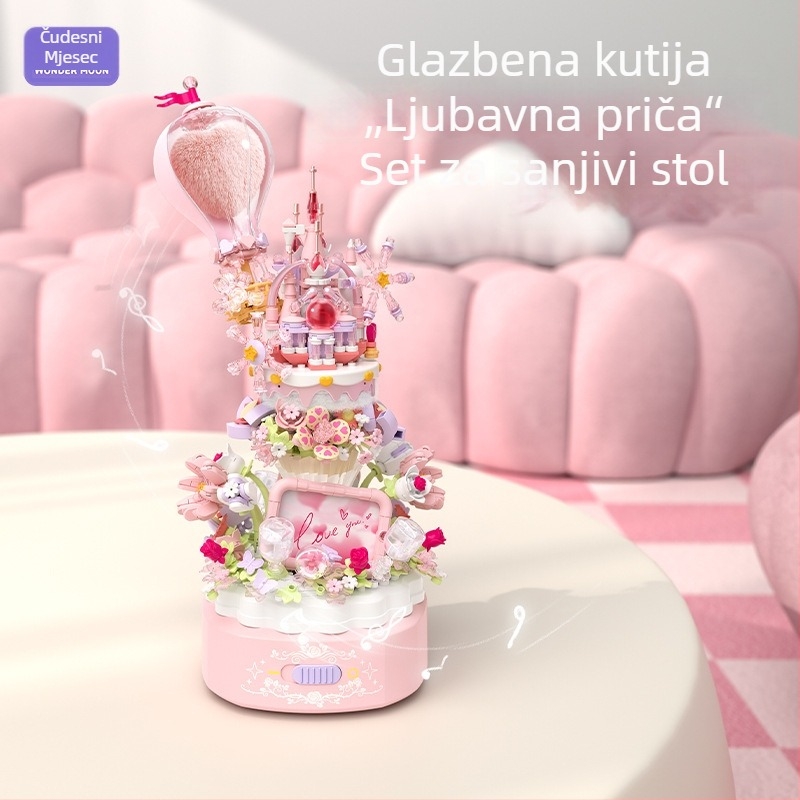 Set građevinskih blokova - 200–400 komada; plast/guma; DIY; za djecu 4–6 godina; unisex