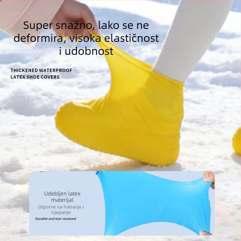 Gumene navlake za cipele srednje visine - vodootporne, protuklizne, otporne na habanje, univerzalne