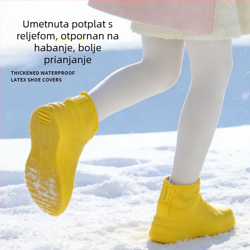 Gumene navlake za cipele srednje visine - vodootporne, protuklizne, otporne na habanje, univerzalne