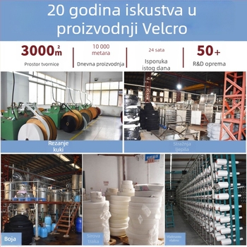 Xiong mao Najlonski Injection Hook Velcro — Mekani Kukovi (Soft Hook), Za Odjeću, Proizvode za Majčinstvo i Djecu, Kućne Tekstilije, Industrijska Upotreba