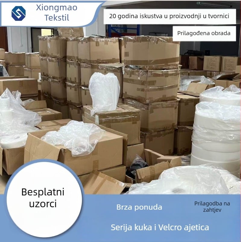 Xiong mao Najlonski Injection Hook Velcro — Mekani Kukovi (Soft Hook), Za Odjeću, Proizvode za Majčinstvo i Djecu, Kućne Tekstilije, Industrijska Upotreba