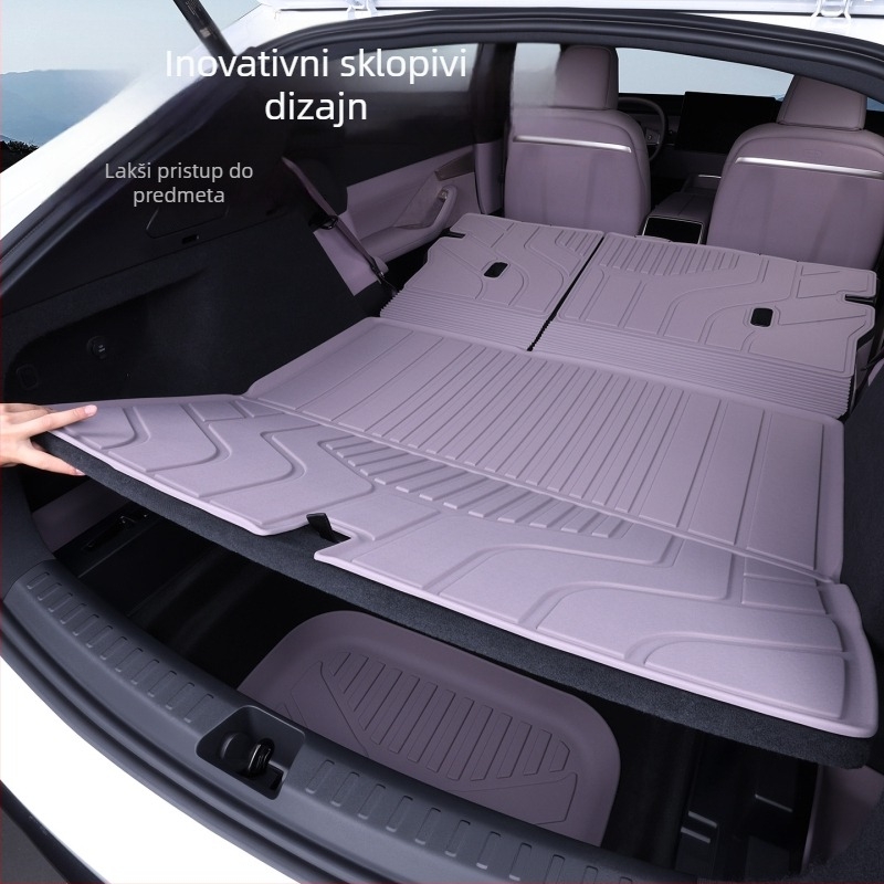 Stražnji mat za prtljažnik LeDao L60 – za automobil-specifičan model, TPE materijal, A razina, prilagođena obrada, broj proizvoda JCR-LeDao L60-02