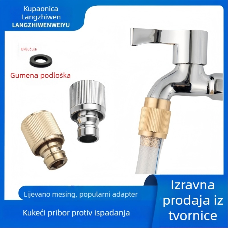 Spoj slavine, bakar, model LZW-999995, prilagodljiva obrada, nominalni tlak 1
