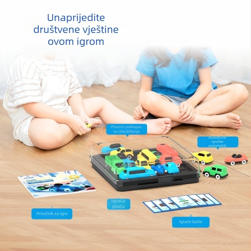 Puzzle lavirint s pomičnim autom - PU materijal, podrijetlo Kina, unutarnja rekreacija, za uzrast 14+