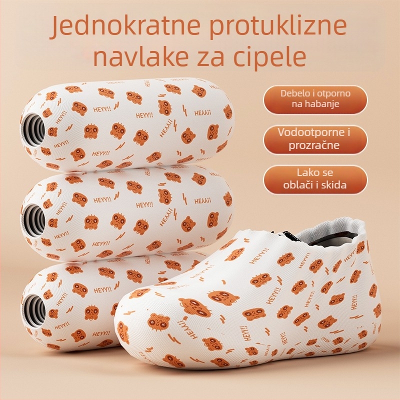Protuklizne unutarnje jednokratne navlake za cipele za goste, od netkanog materijala, debeli, za djecu