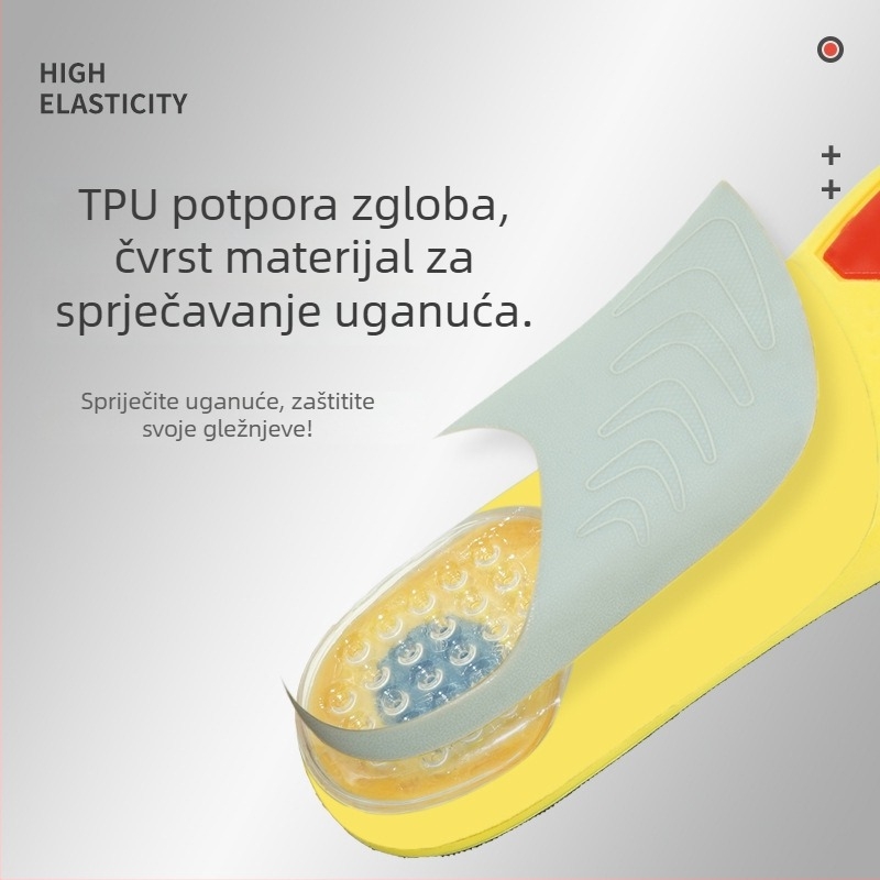 PU umetak za sportsku obuću – prozračan, upija znoj, debeli jastučić, apsorpcija udara, cijela uložak za sportsku, casual i kožnu obuću