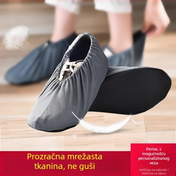 Baole cat navlake za cipele od baršunastog materijala, perive i ponovno upotrebljive, otporne, za unutarnju uporabu, s protukliznom mrežom, pogodne za odrasle i djecu