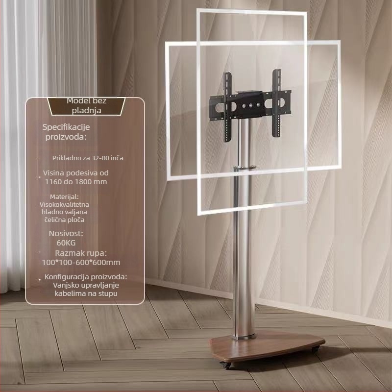 Stalak za televizor za ploski ekran s monitorom, univerzalna kompatibilnost