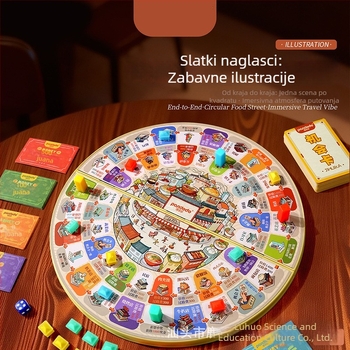 Dječja magnetska kartna igra Monopoly – gradsko putovanje, obrazovna, logičko razmišljanje