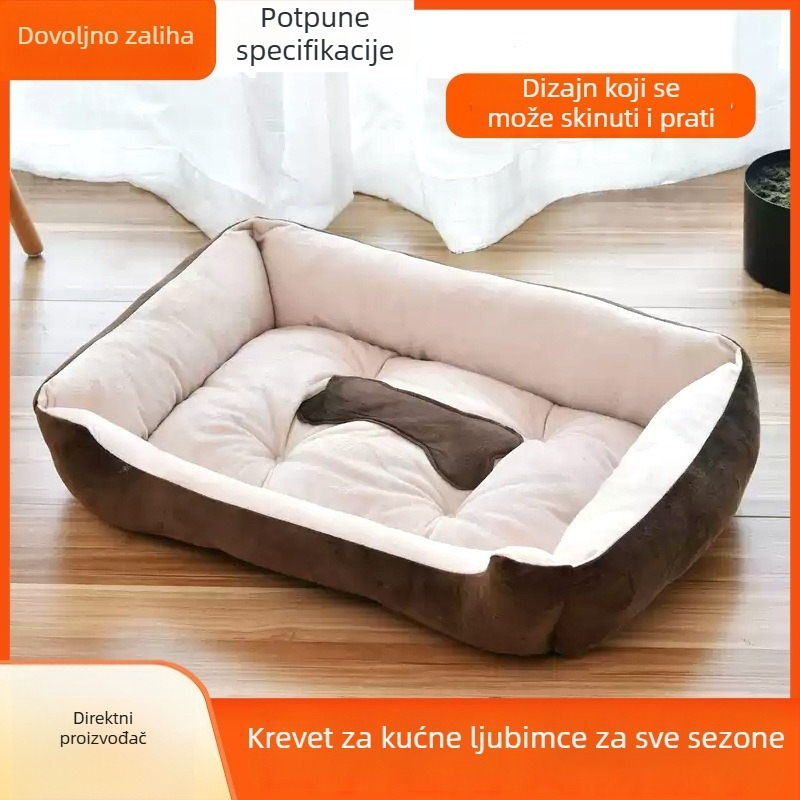 Velika pseća postelja s rashladnom podlogom, gnijezdo za mačke i kućice za kućne ljubimce (velike, srednje i male veličine)