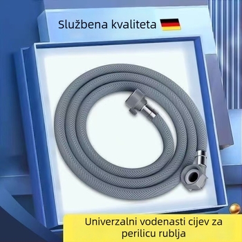 Produžni vodovodni crijevo za perilicu rublja — univerzalno, debeli, s direktnim konektorom (ABS materijal; moderan stil)