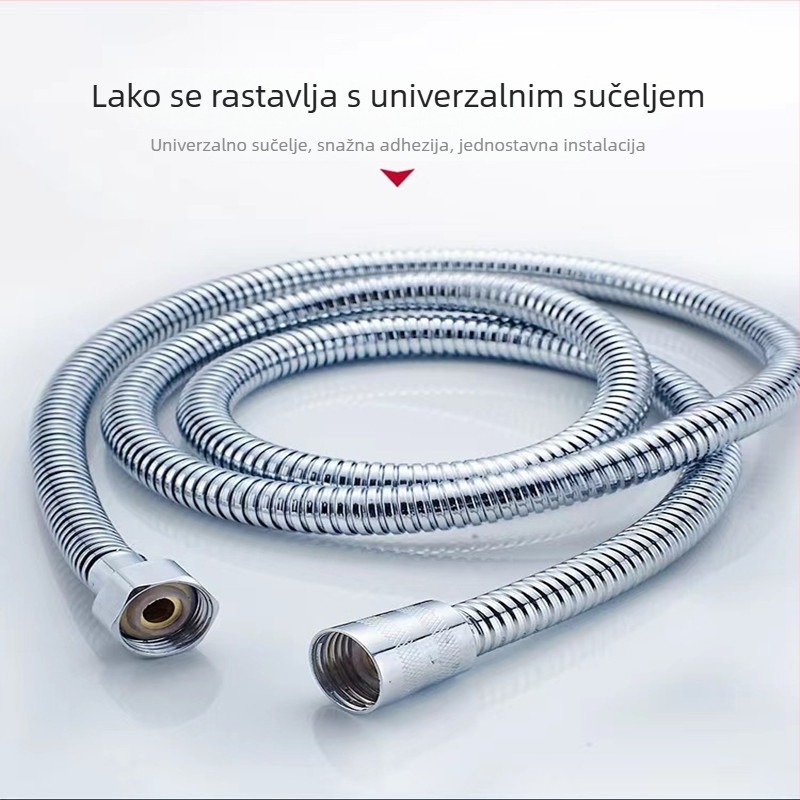 Produžni vodovodni crijevo za perilicu rublja — univerzalno, debeli, s direktnim konektorom (ABS materijal; moderan stil)