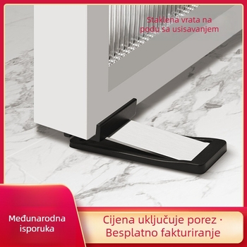 Izuzetno uski stopper za staklena vrata – podno postavljanje Ct-02, ručno upravljanje, cinkova legura, model 6011