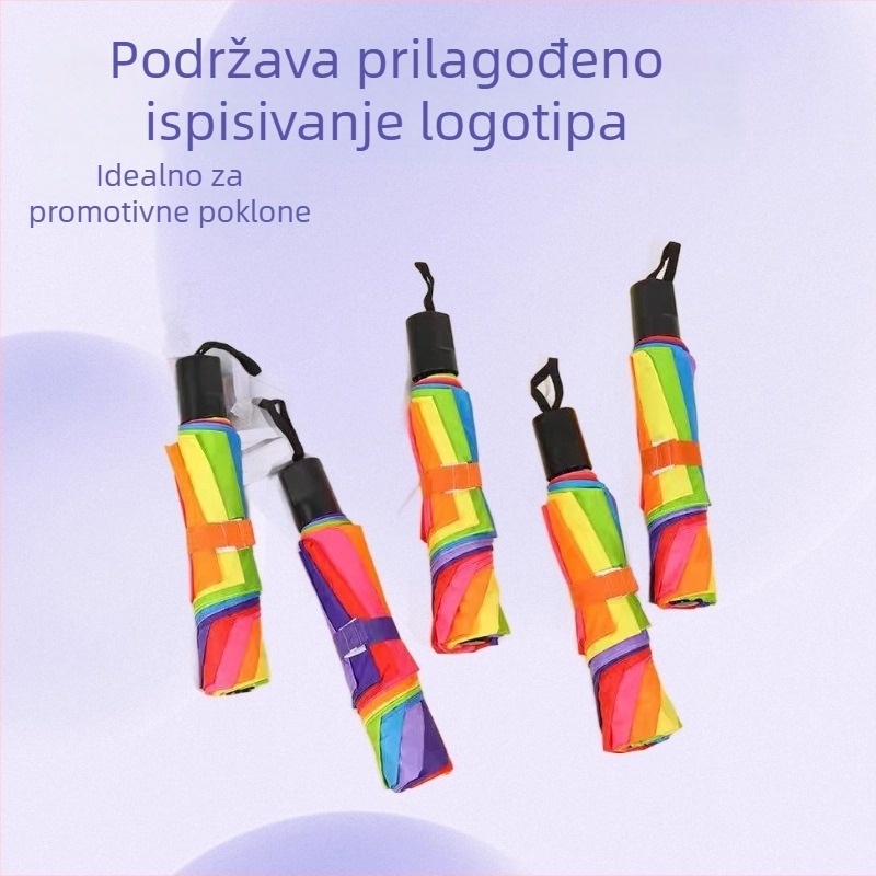 Ručni kišobran s duhovitim platnom, 8 čeličnih rebara, mogućnost personalizacije logotipa