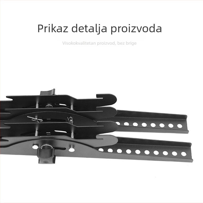 Zidni nosač za televizor s podešavanjem nagiba, KT400, željezna konstrukcija, nosivost 15 kg