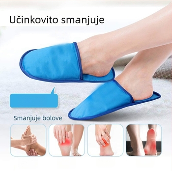 Gel papuče s ledenim jastučićem za stopalo – PVC materijal, gelno punjenje, kutija 100 kom, težina 685 g