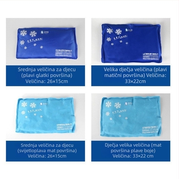 Arctic Snow ledena jastuk – ljetni hlađenje gel, s integriranom tkaninom, za djecu, 800 g