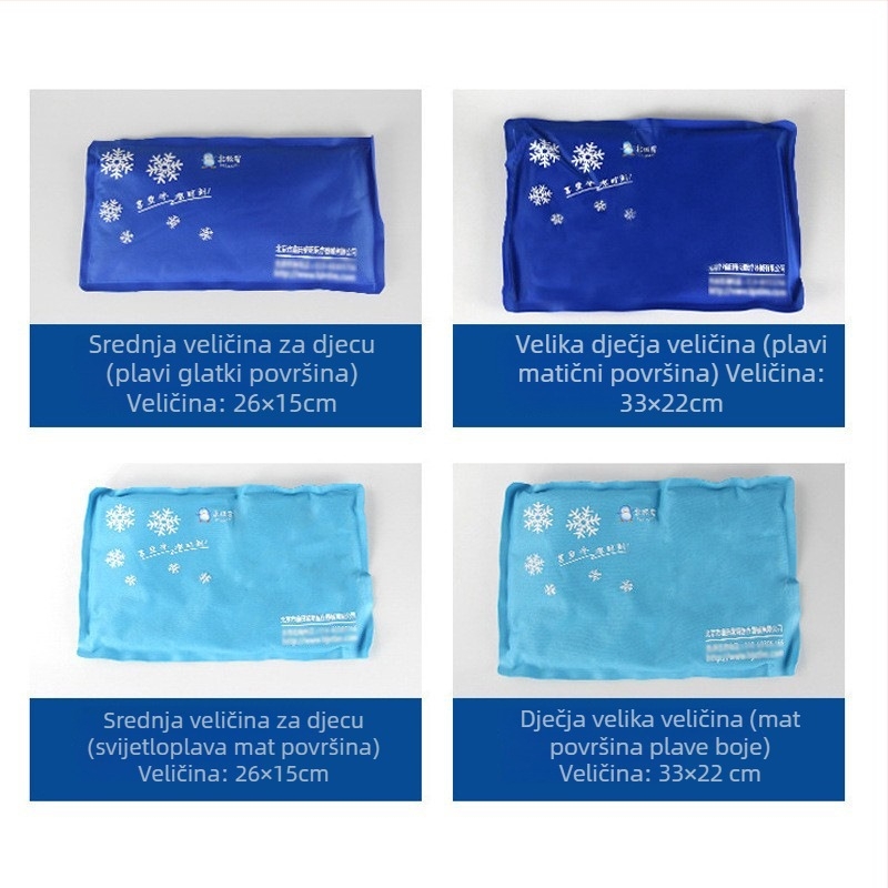 Arctic Snow ledena jastuk – ljetni hlađenje gel, s integriranom tkaninom, za djecu, 800 g