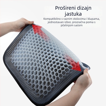 Prozračna podloga za sjedenje s hlađenjem, PVC tkanina, punjenje ledeni kristali, težina 385, jednostavan stil, prilagodljivo