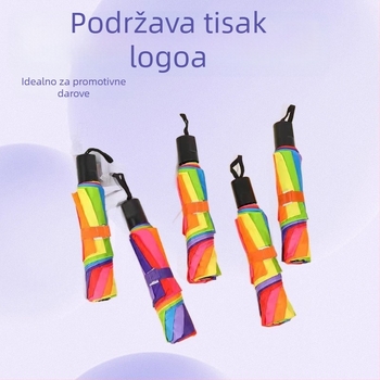 Ručno otvarajući kišobran s 8 čeličnih rebara, šipka od željeza, navlaka od materijala Impact, mogućnost prilagođavanja logotipa