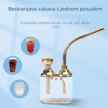 Forten vodena lula s dvostrukim filtriranjem, višenamjenski dizajn, plastična konstrukcija