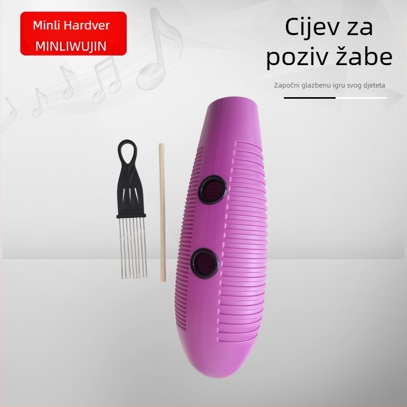 Žabja zvučna cijev – Orffov udarni instrument za glazbene nastupe u vrtiću