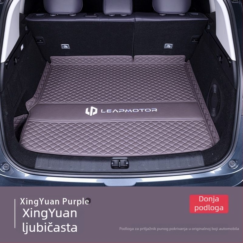 Leapmotor C10 mat za prtljažnik – potpuno pokriće, materijal TPE+XPE, protuklizno, klasa 1