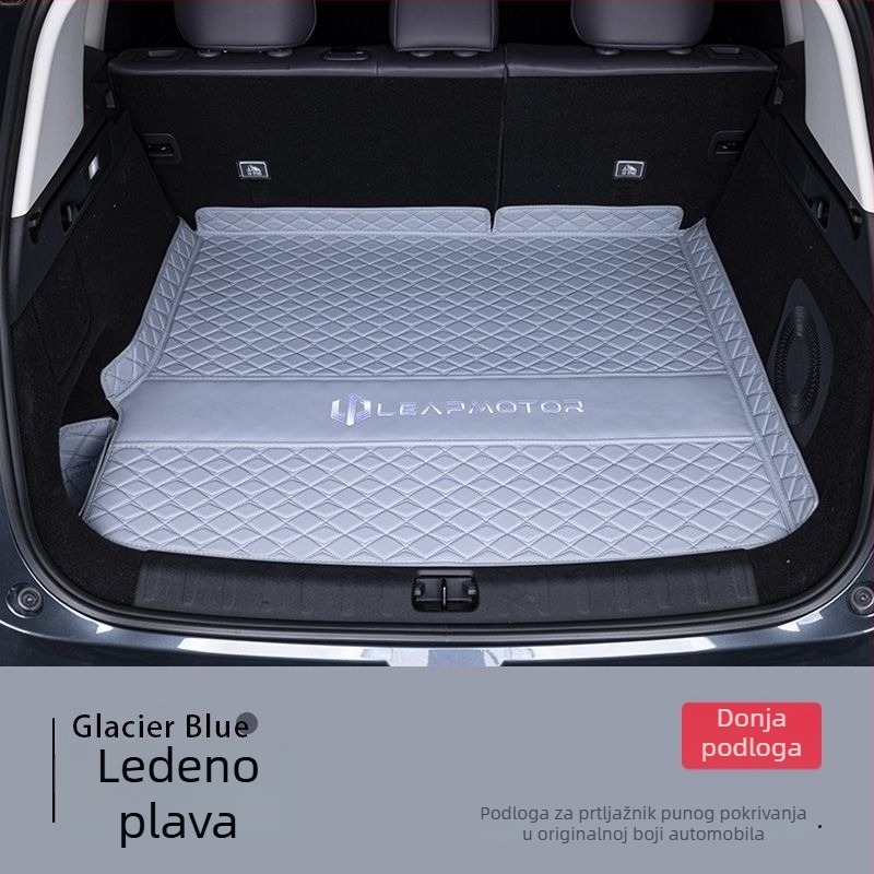 Leapmotor C10 mat za prtljažnik – potpuno pokriće, materijal TPE+XPE, protuklizno, klasa 1