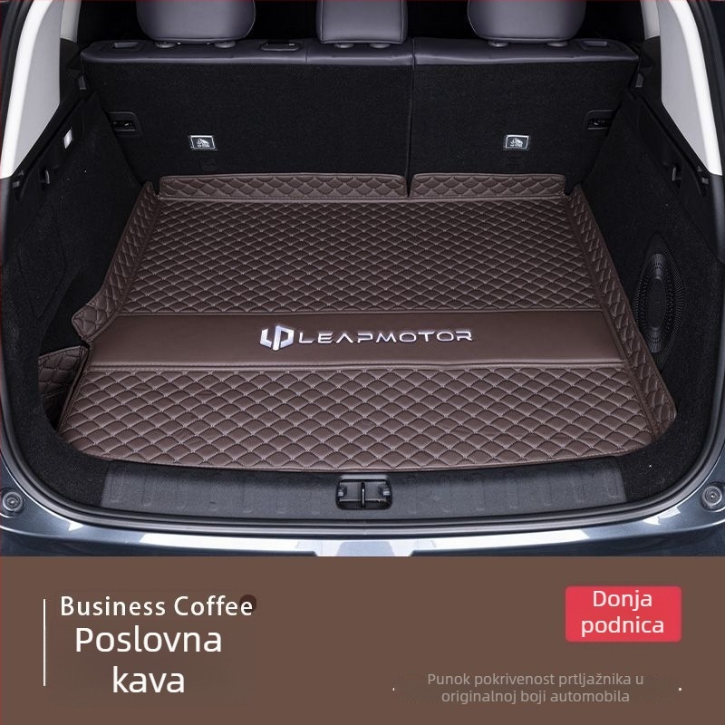 Leapmotor C10 mat za prtljažnik – potpuno pokriće, materijal TPE+XPE, protuklizno, klasa 1