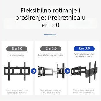 Chuanghao nosiv TV s ljuljanjem, universalni teleskopski okretni nosač, mehaničko upravljanje, model Lb-440